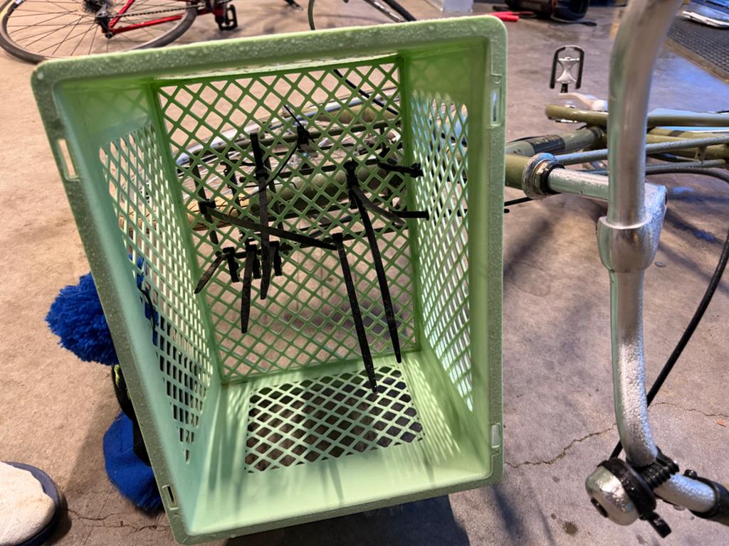 Groene fiets, Fietsen en Brommers, Fietsen | Dames | Damesfietsen, Ophalen, Gebruikt, Overige merken