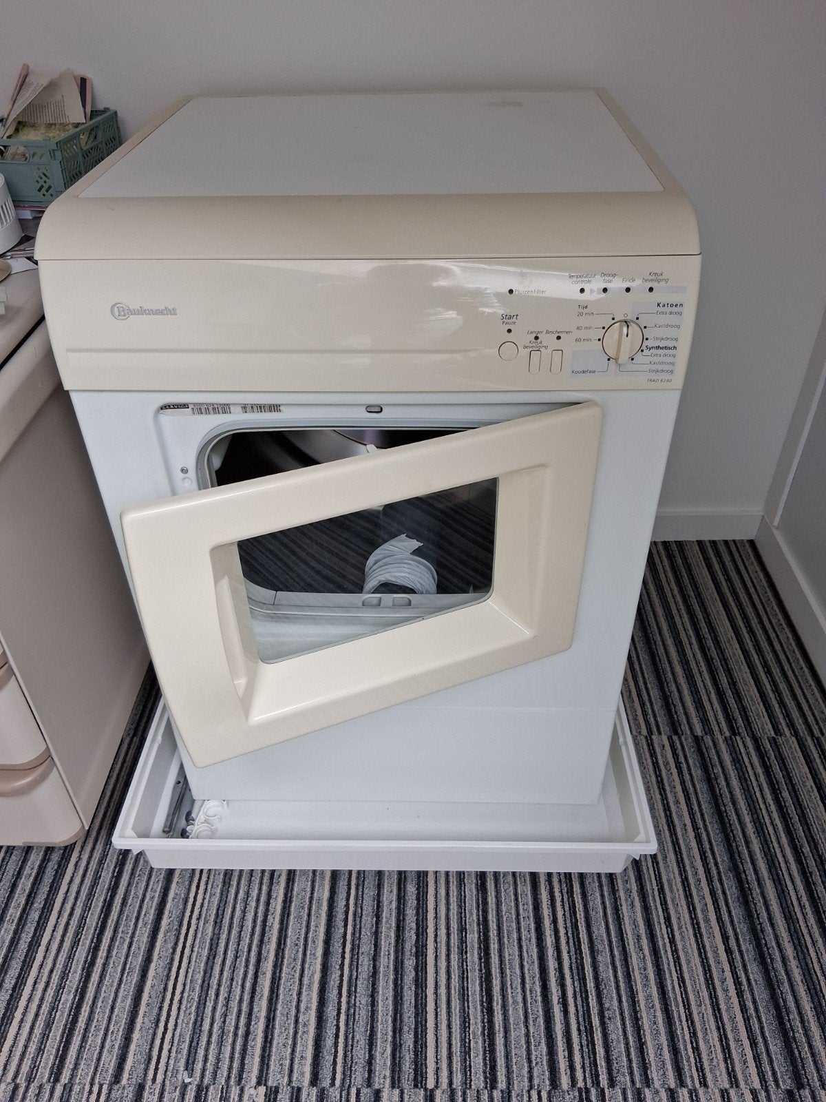 wasdroger, Witgoed en Apparatuur, Wasdrogers, Ophalen, 6 tot 8 kg, Gebruikt, Luchtafvoer