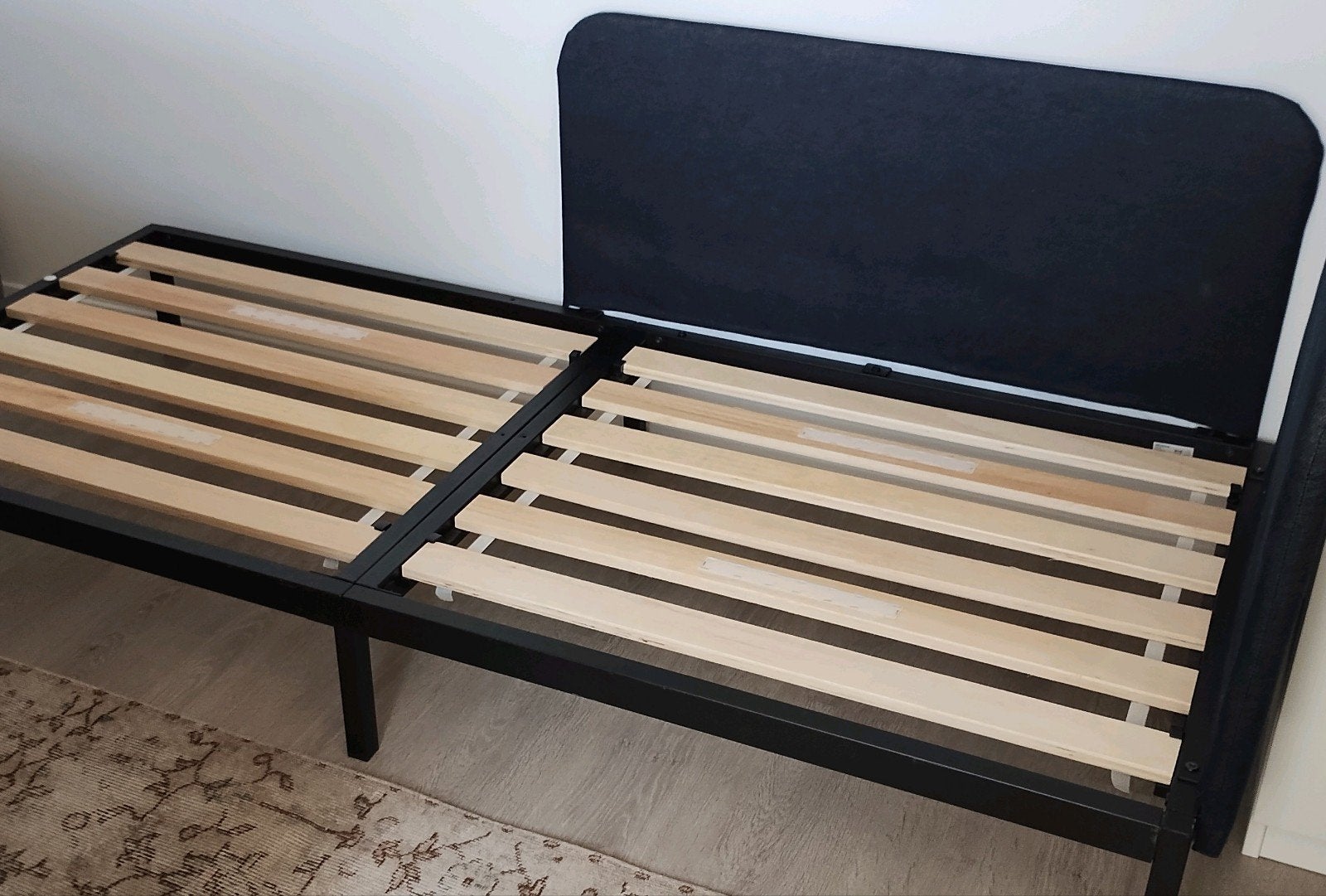 Ravarör bedbank zonder matras, Ophalen, 90 cm, Eenpersoons, 210 cm