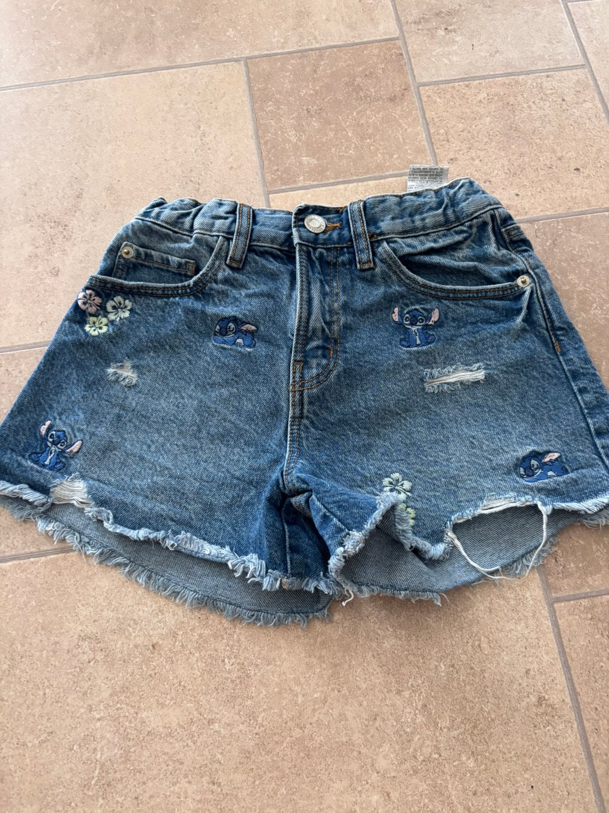 Zara korte spijkerbroek maat 140, Kinderen en Baby's, Kinderkleding | Maat 140, Broek, Meisje, Ophalen of Verzenden, E