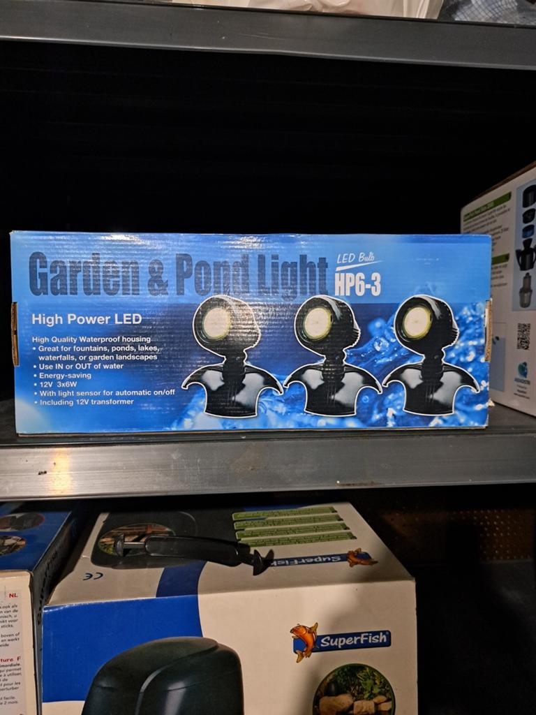 LED Tuin- en Vijververlichting HP6-3 - Waterdicht, Ophalen of Verzenden, Nieuw