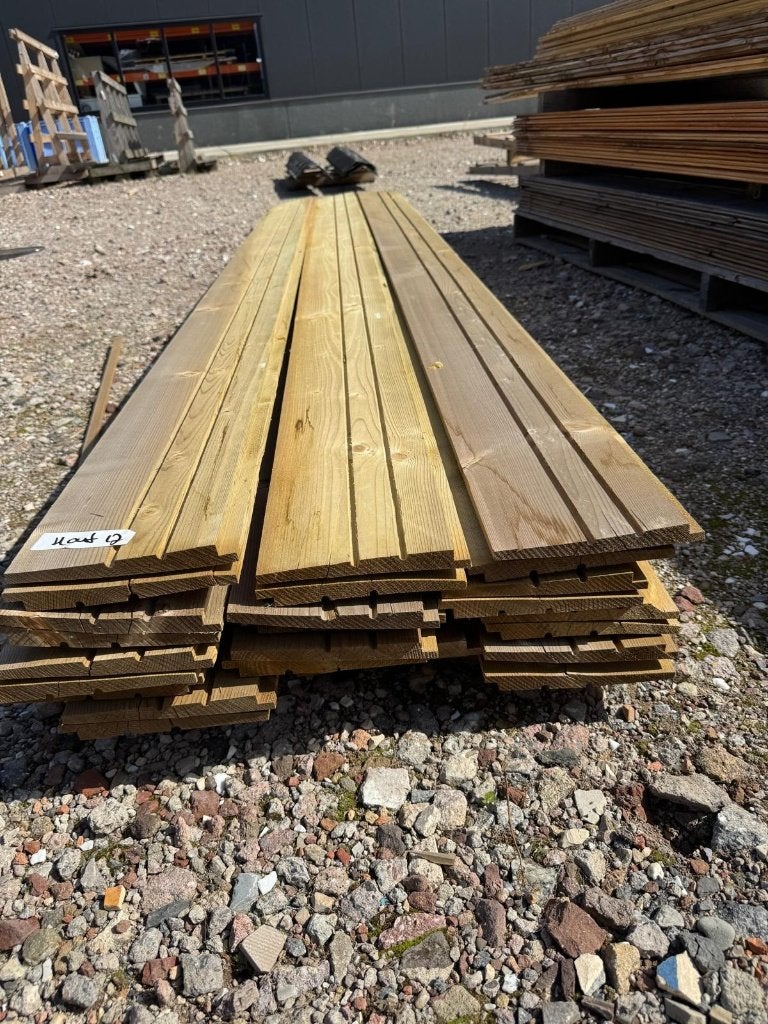 B keus Vuren zweeds rabat planken, Doe-het-zelf en Verbouw, Minder dan 25 mm, Zo goed als nieuw, 250 tot 300 cm, Plank