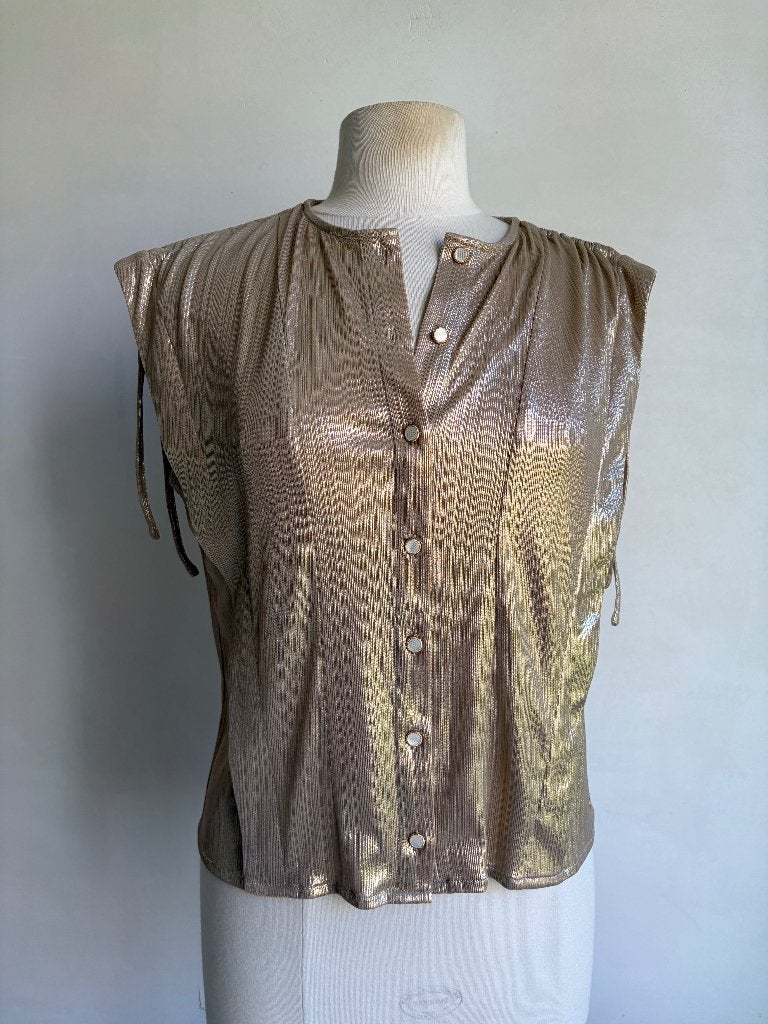 nukus blouse goud maat m, Maat 38/40 (M), Overige kleuren, Verzenden, Zo goed als nieuw