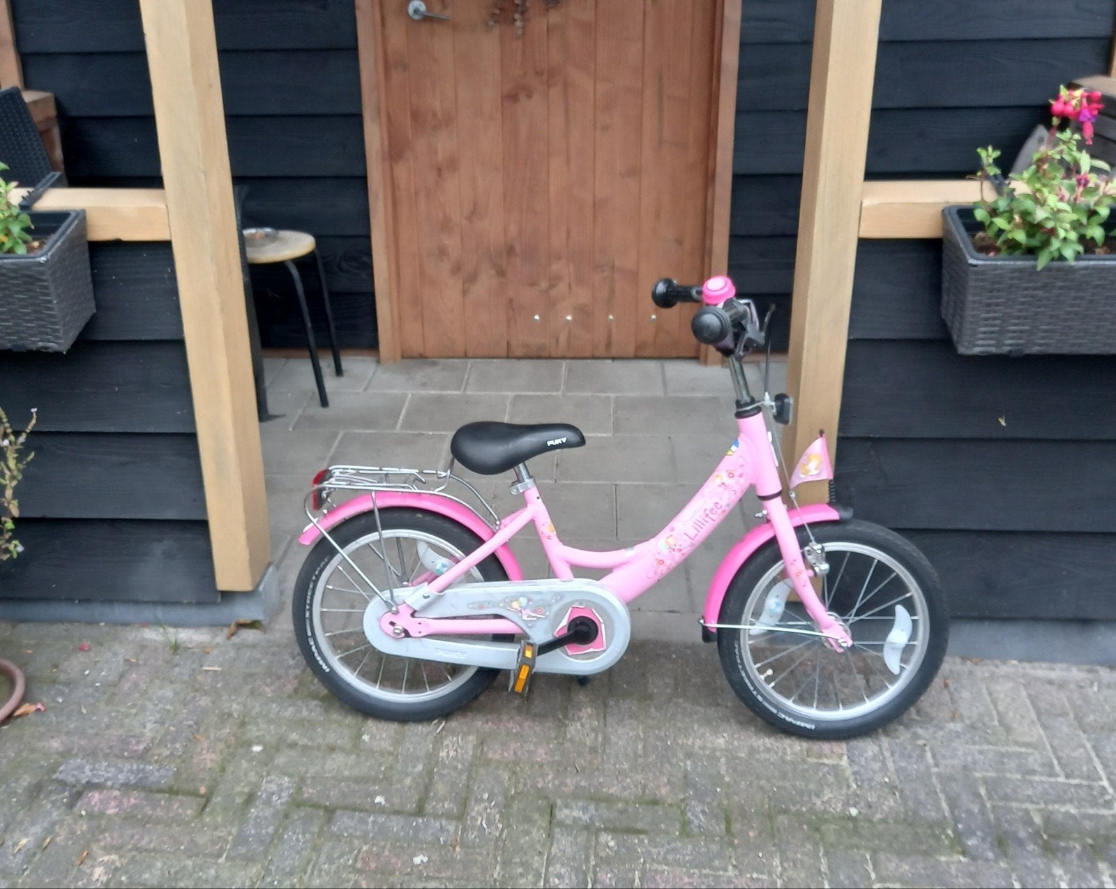 Meisjesfiets 16 inch, Ophalen