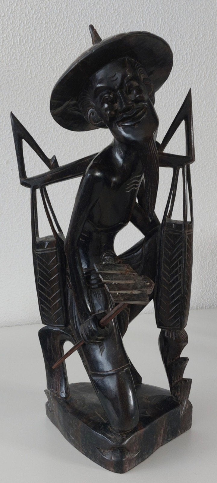 Prachtige Indonesisch/ Balinees houtsnijwerk Voor €75, Antiek en Kunst, Ophalen of Verzenden, Hout, Houtsnijwerk