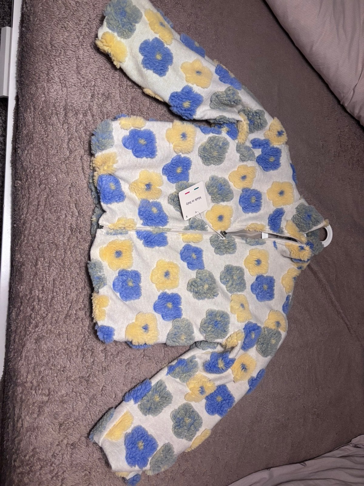 Jasje met bloemen, Kleding | Dames, Ophalen of Verzenden, Zo goed als nieuw, Maat 38/40 (M), Geel