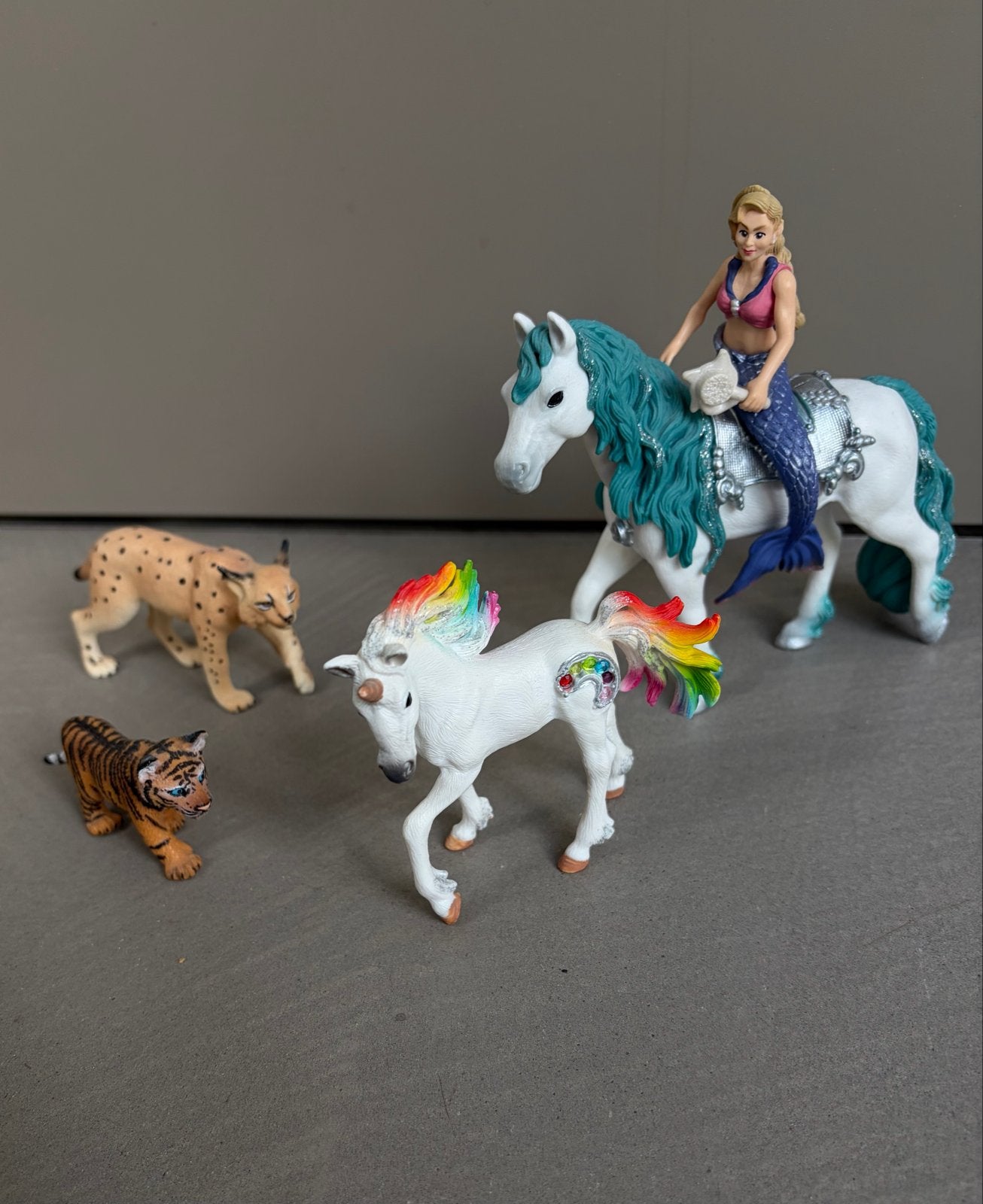 Div. Schleich: eenhoorn, paard, zeemeermin, tijger, lynx, Ophalen of Verzenden, Nieuw