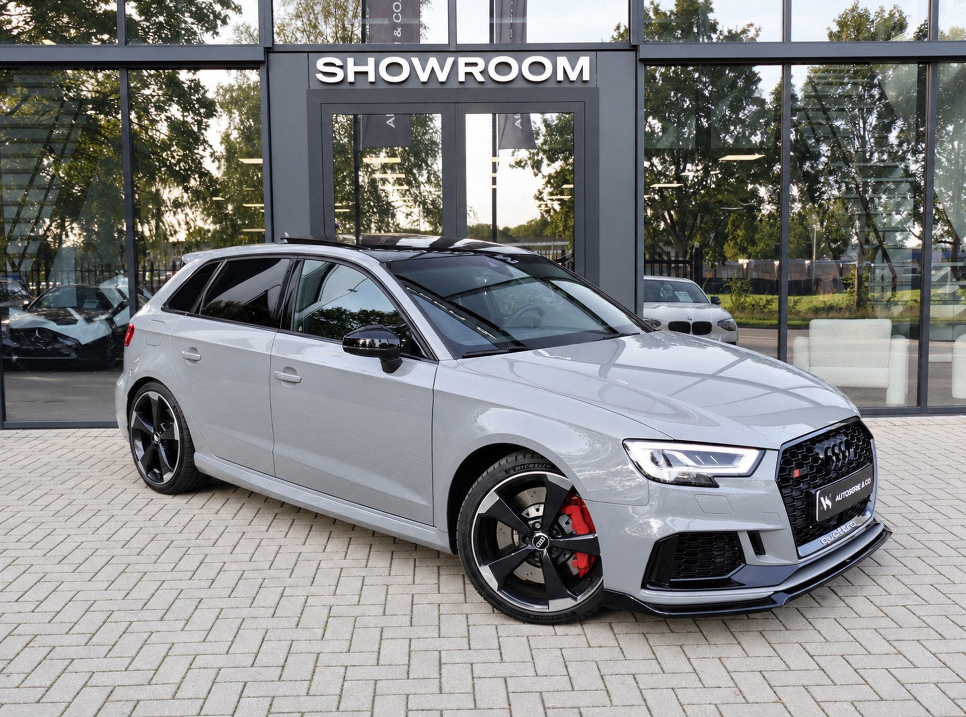 Audi A3 Sportback 2.5 TFSI RS 3 quattro PANO B&O MATRIX VOL, Auto's, Automaat, Gebruikt, RS3, Leder