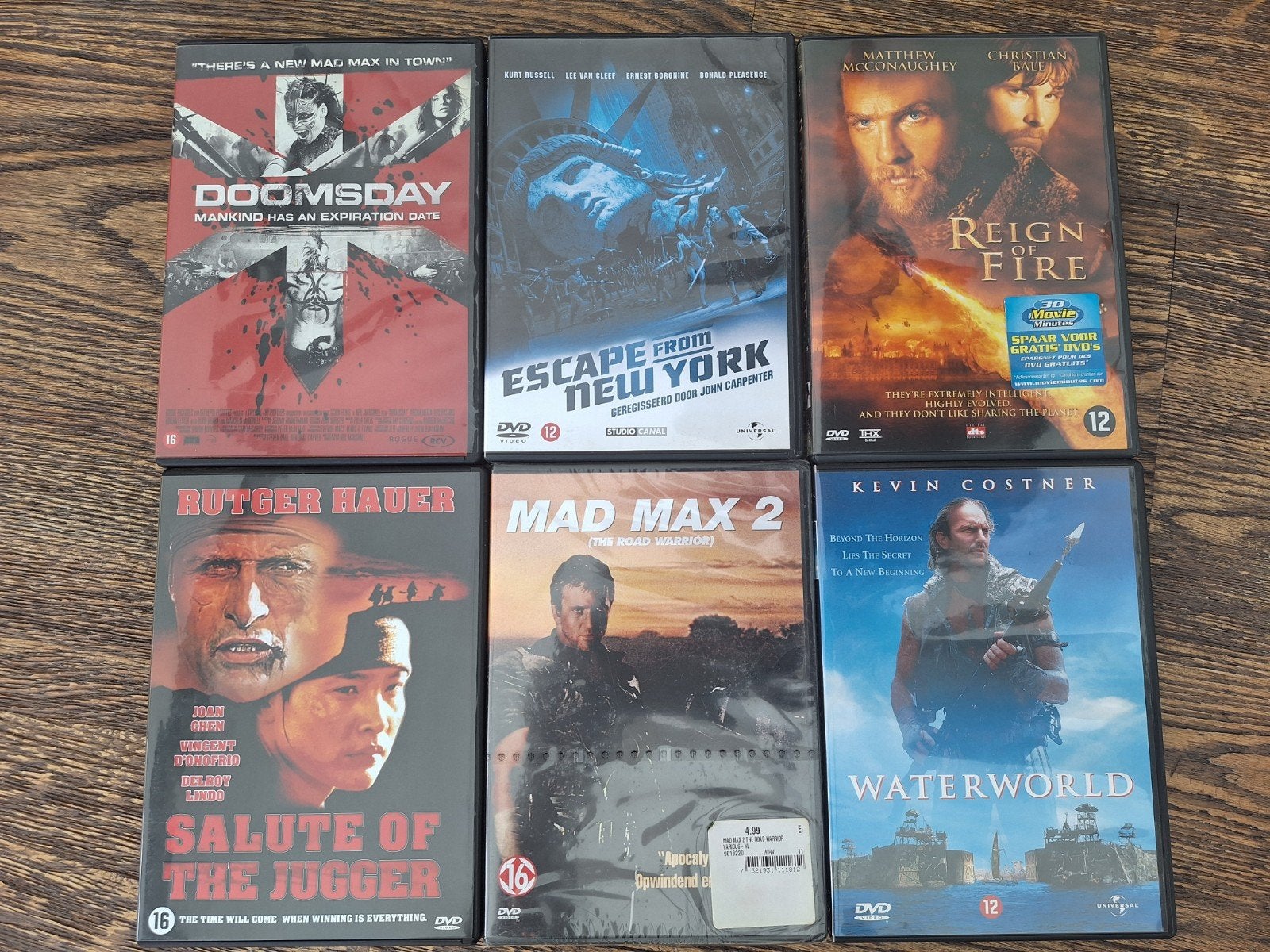 Post-apocalyptisch DVD pakket - 4 films, Vanaf 16 jaar, Nederlands, Ophalen of Verzenden, Science Fiction
