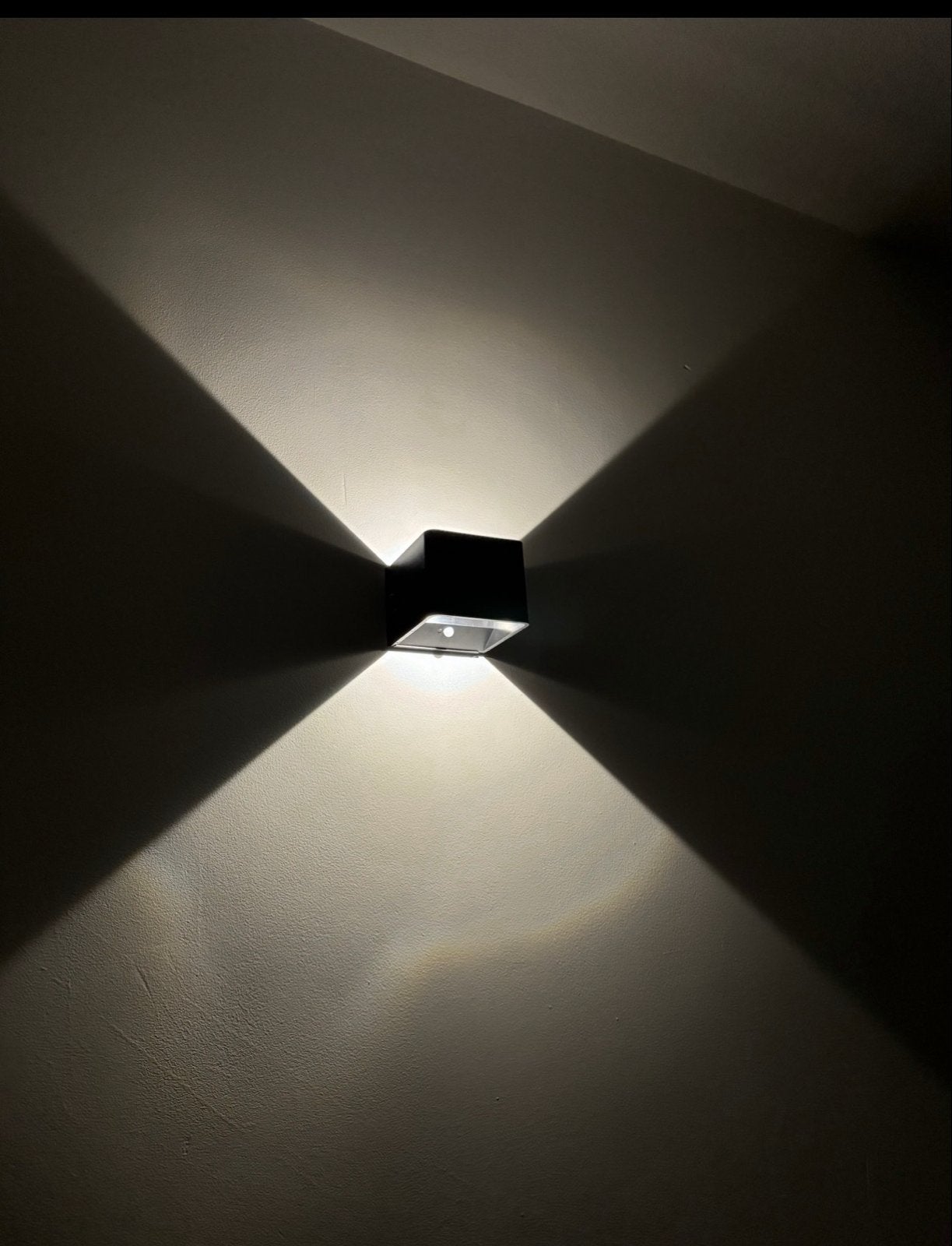 Oplaadbare Smart Wandlamp met Bewegingssensor, Kunststof, Zwart, Nieuw, Overige fittingen