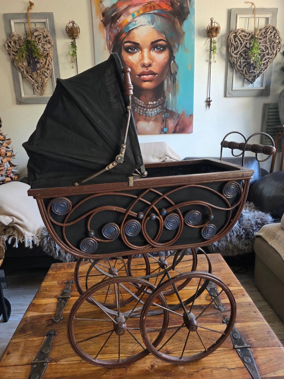 Antieke Kinderwagen/Poppenwagen - Decoratie (Limburg), Ophalen