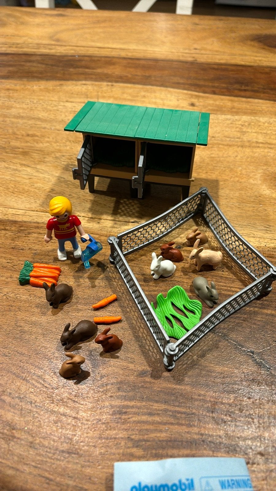 Playmobil 6140 Konijnenhok met konijnen compleet, Kinderen en Baby's, Complete set, Overige typen, Ophalen of Verzenden, Zo goed als nieuw