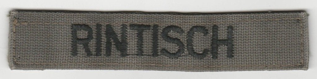 Naamlint Rintisch, Verzenden, Landmacht, Nederland, Overige typen