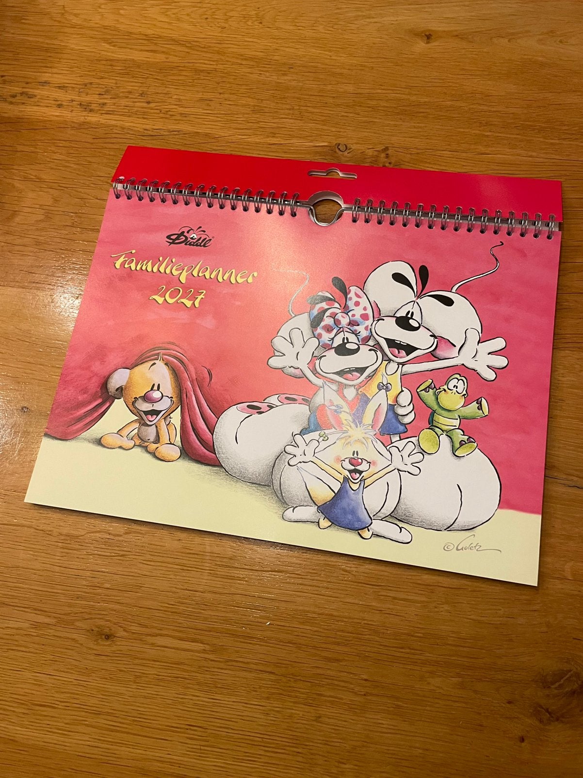 Diddl Familieplanner 2027, Ophalen of Verzenden, Nieuw, Papier, Kaart of Schrift