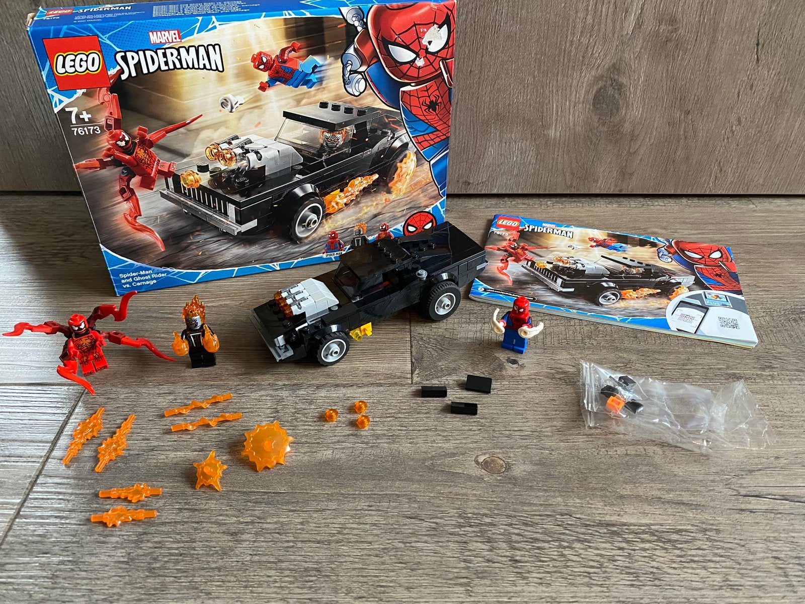 Lego Marvel 76173 - Spider Man ghost rider vs. Carnage, Marvel, Lego, Ophalen of Verzenden, Zo goed als nieuw