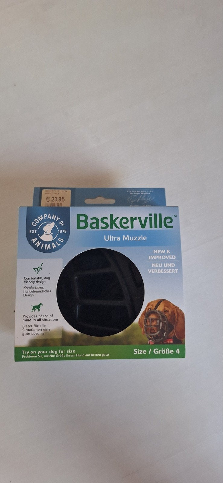 baskerville muilkorf mt 4, Dieren en Toebehoren, Honden-accessoires, Ophalen of Verzenden, Gebruikt, Muilkorf
