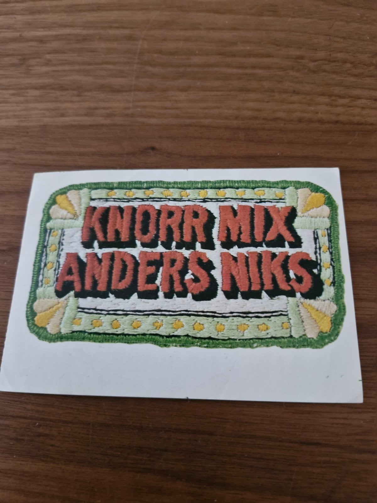 10999 Knorr Mix Anders Niks Sticker, Ophalen of Verzenden, Gebruikt, Merk