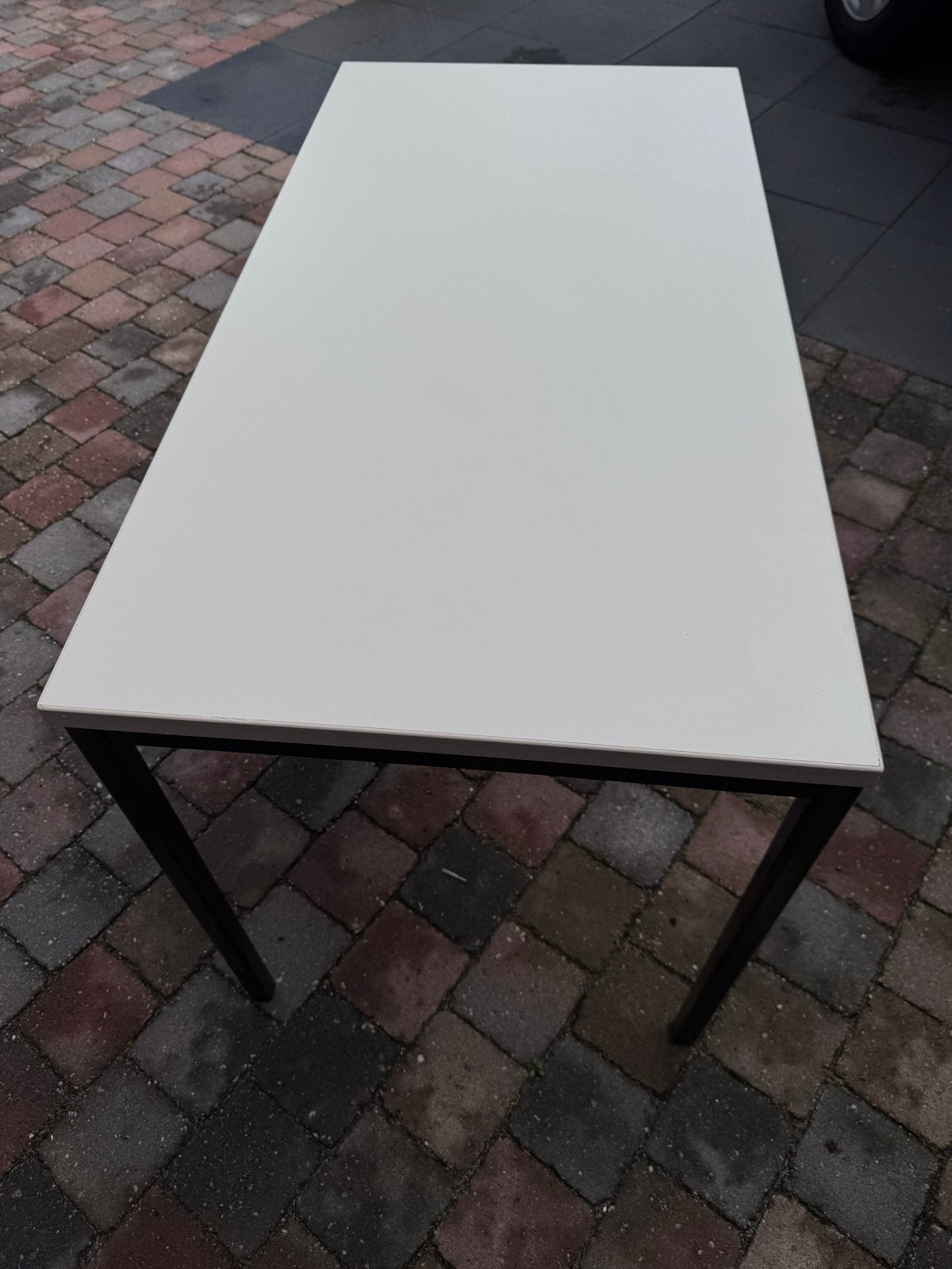 Robuuste tafel 120x60x72 cm, Huis en Inrichting, Tafels | Eettafels, Ophalen, Gebruikt, 100 tot 150 cm, Tot twee personen