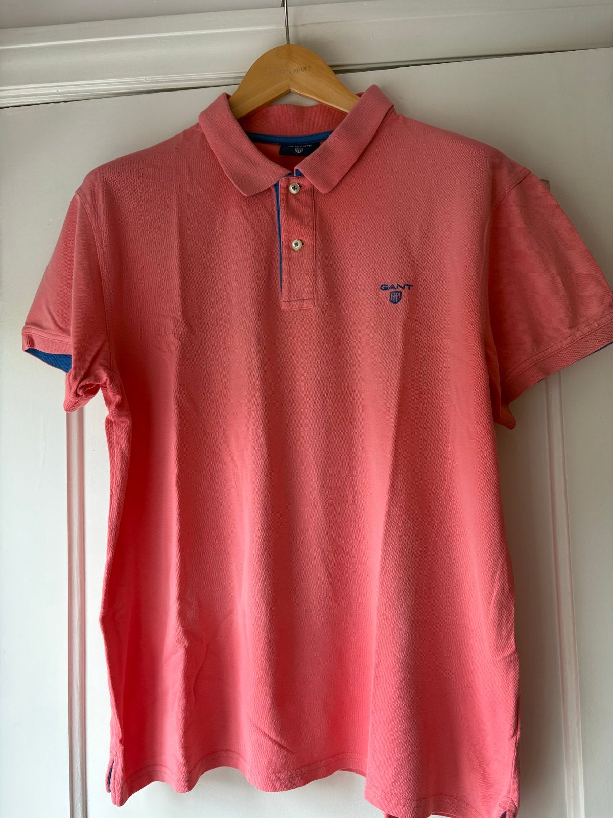 Gant Zalmroze Polo Shirt - Maat XL, Ophalen of Verzenden, Zo goed als nieuw, Maat 56/58 (XL), Roze