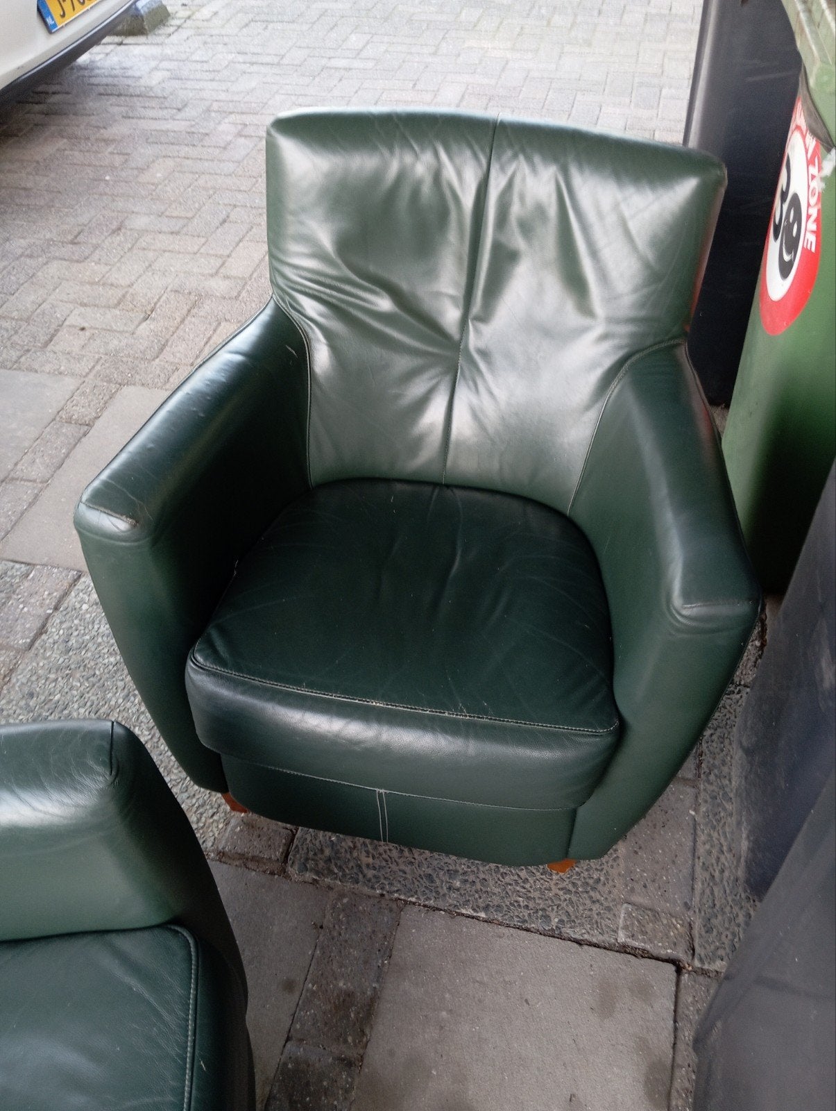 twee groene stoeltjes, Ophalen, Gebruikt, Minder dan 75 cm, 50 tot 75 cm
