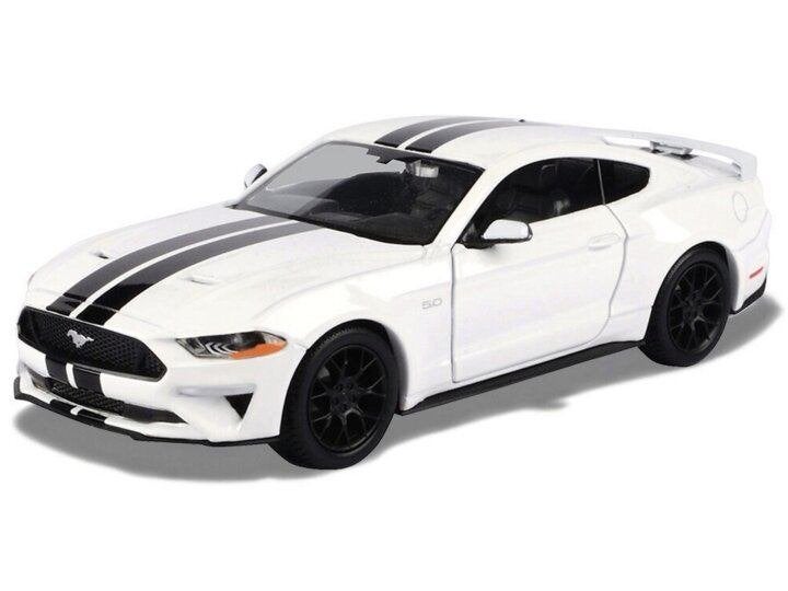 Motormax: 2018 Ford Mustang GT Wit 1:24, ., Nieuw, Ophalen of Verzenden, .