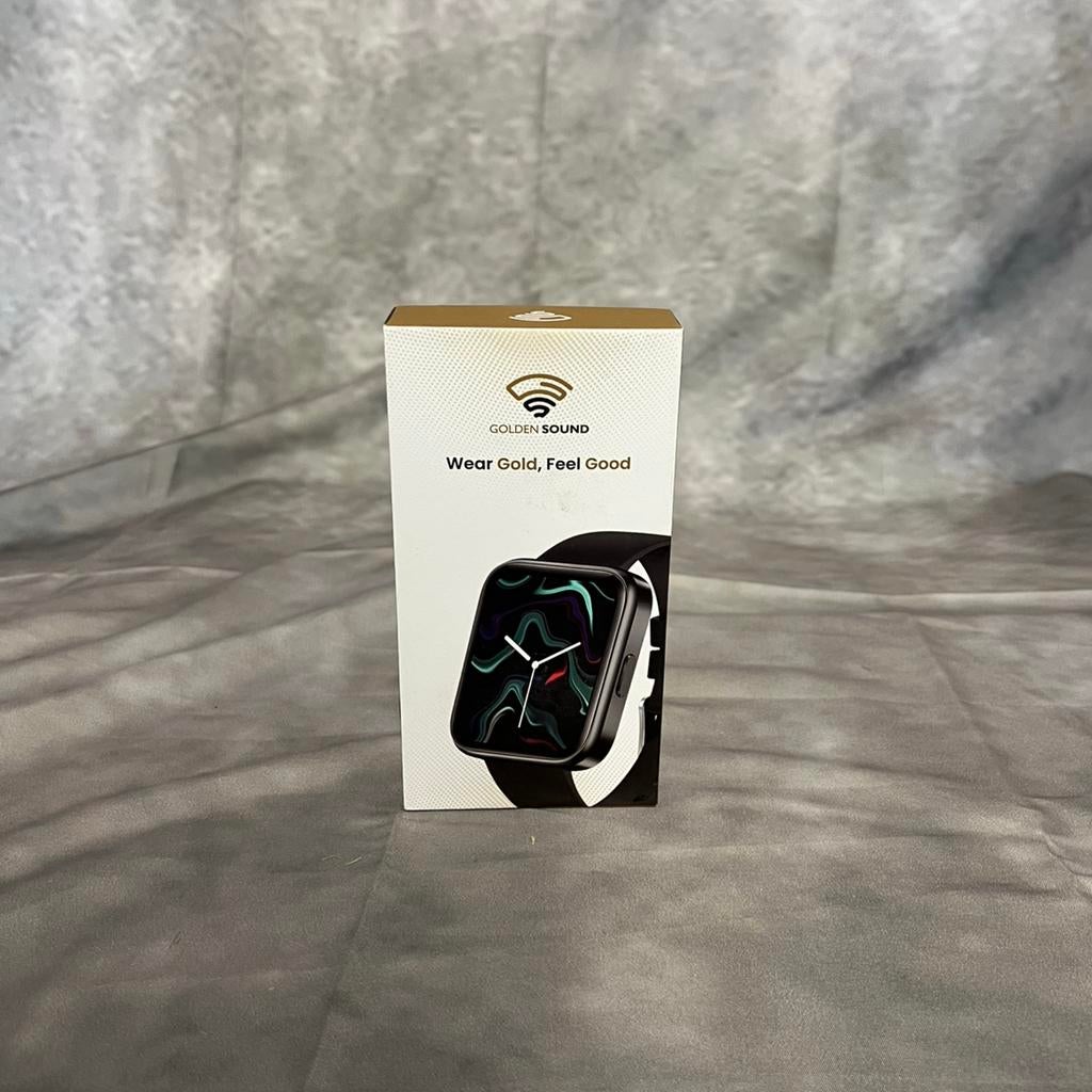 Smartwatch - Smartwatch Dames & Heren - Belfunctie, Zwart, Ophalen of Verzenden, Zo goed als nieuw, Hoogte