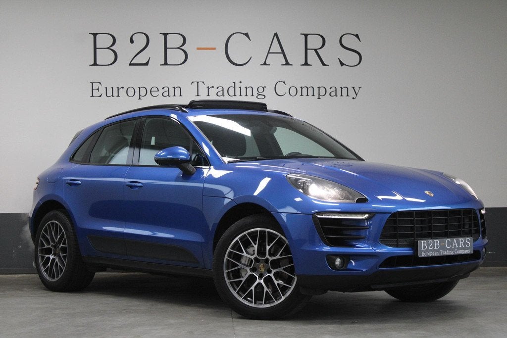 Porsche Macan 3.0 S Sport Chrono - Panoramadak - Xenon, Auto's, Porsche, Automaat, Gebruikt, Euro 6, Blauw