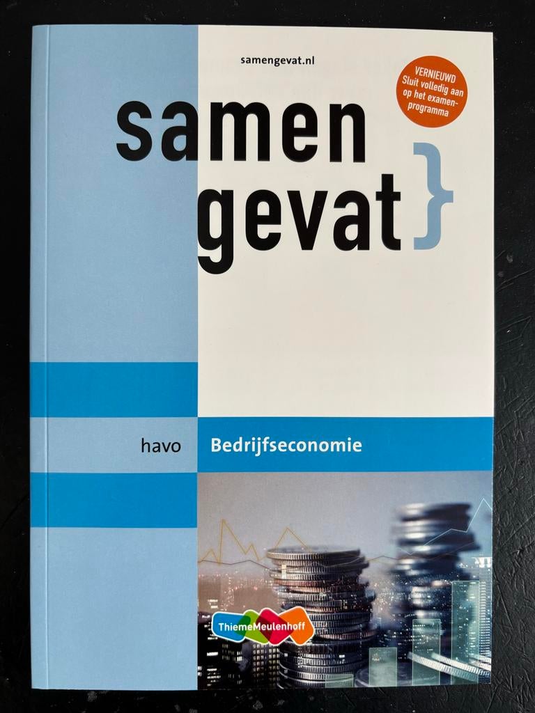 Samengevat Havo Bedrijfseconomie - Examenvoorbereiding, Ophalen of Verzenden, Nieuw, HAVO, Bedrijfseconomie of M&O