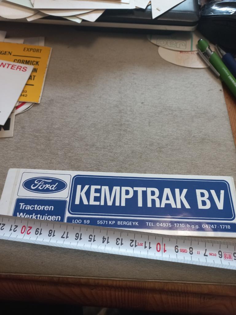 Kempentrak bv ford tractoren bergeyk, Verzamelen, Ophalen of Verzenden, Zo goed als nieuw