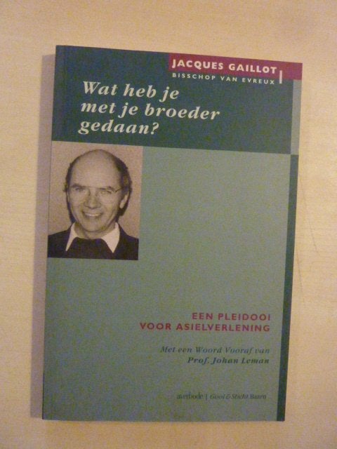 J. Gaillot - Wat heb je met je broeder gedaan, Ophalen of Verzenden, Zo goed als nieuw, Nederland