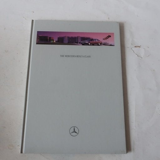 Mercedes S-klasse folder NL tekst 1994 hard cover OPRUIMING, Ophalen of Verzenden, Gelezen, Mercedes