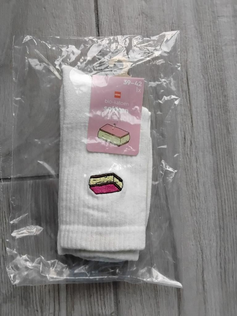 Hema Tomouce Bio-katoen Sokken Maat 39-42, Sokken en Kniesokken, Wit, Nieuw, Ophalen of Verzenden
