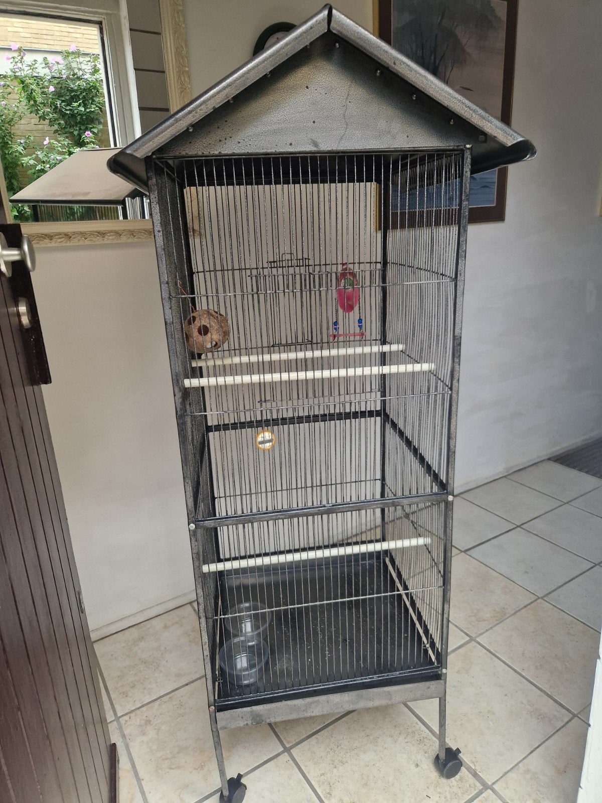 vogelkooi volière kooi vogel hok, Ophalen of Verzenden, Metaal, Volière