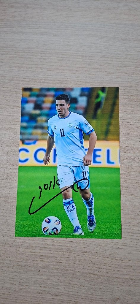 Foto met handtekening; Oscar Gloukh # Ajax Amsterdam, Ophalen of Verzenden, Nieuw, Ajax, Overige typen