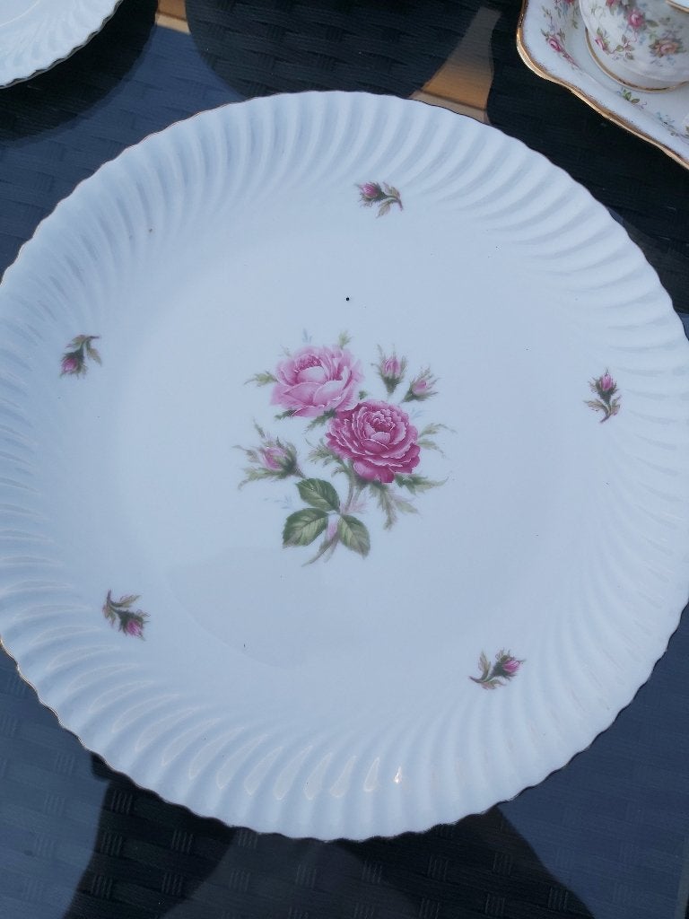 servies, gebaksbordjes en gebaksschaal, Ophalen, Gebruikt, Bord(en), Overige stijlen