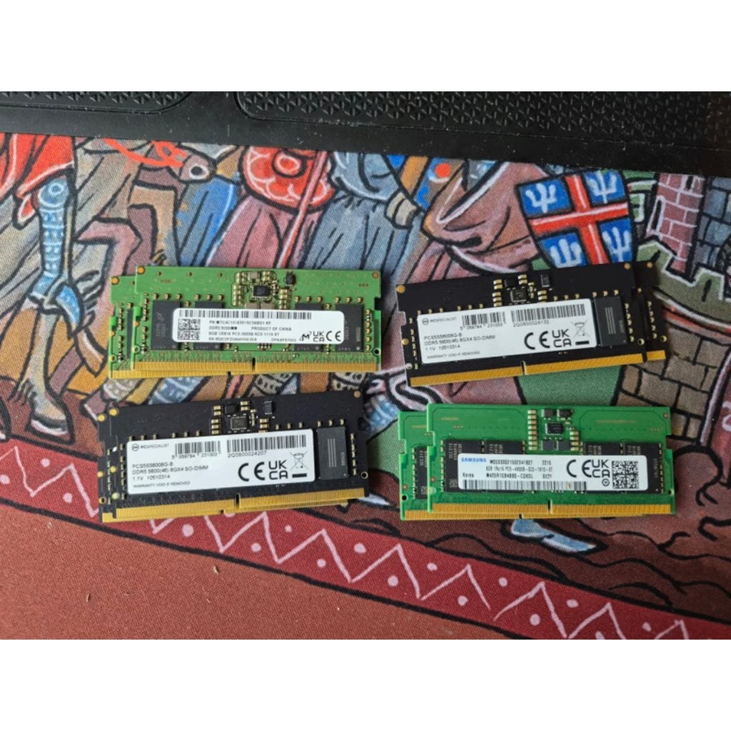 Setjes 16GB (2x8GB) DDR5 SODIMM, 7604 HM, DTGParts.Business@gmail.com, 5600MHz, Ophalen of Verzenden