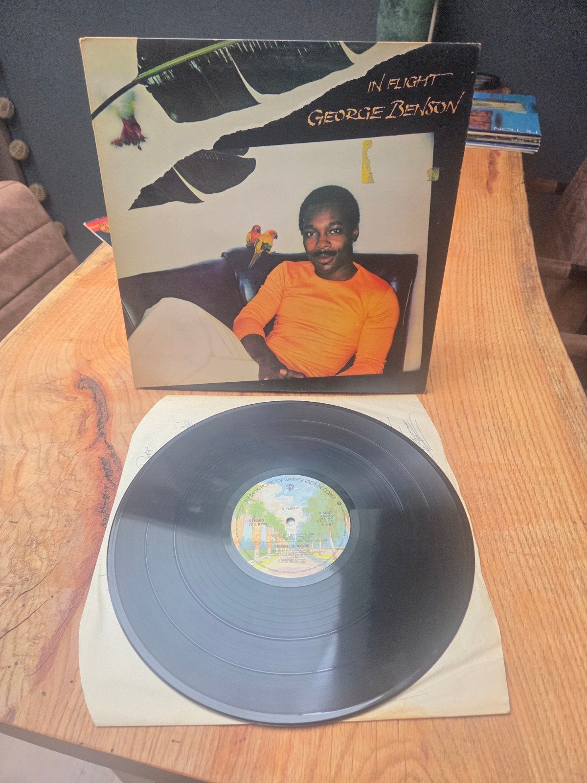 George Benson - In Flight LP (1977) - Jazz/Funk Vinyl, LP, Gebruikt, Ophalen of Verzenden, Funk