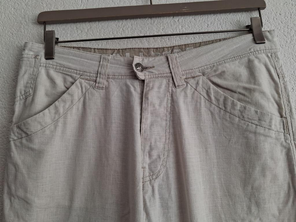 PME Export Compact Pant - Linnen/Katoen Maat  W32 L34, Wit, Overige maten, Ophalen of Verzenden, Pall Mall Export