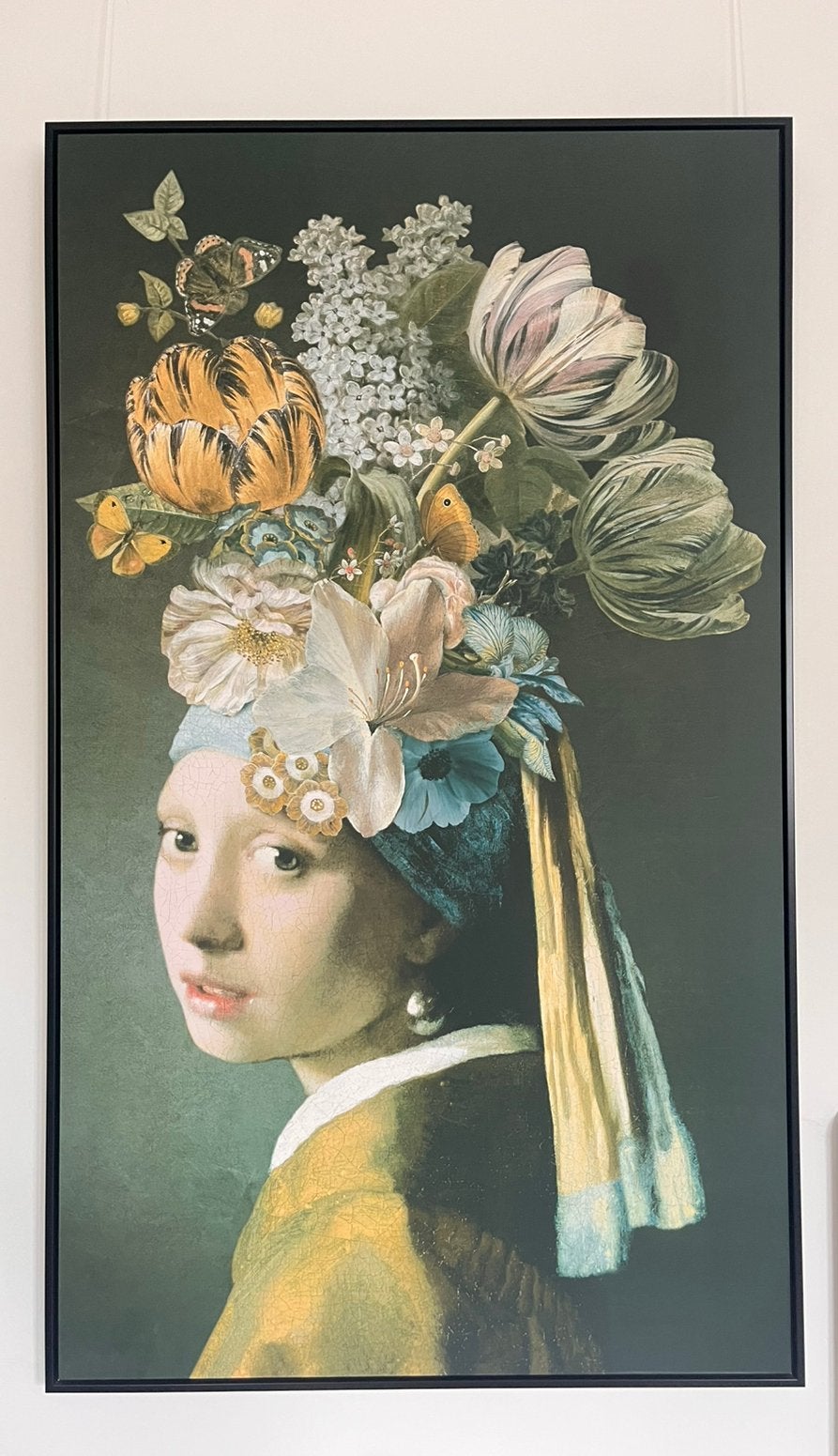 Schilderij Vermeer - meisje met de parel, Ophalen