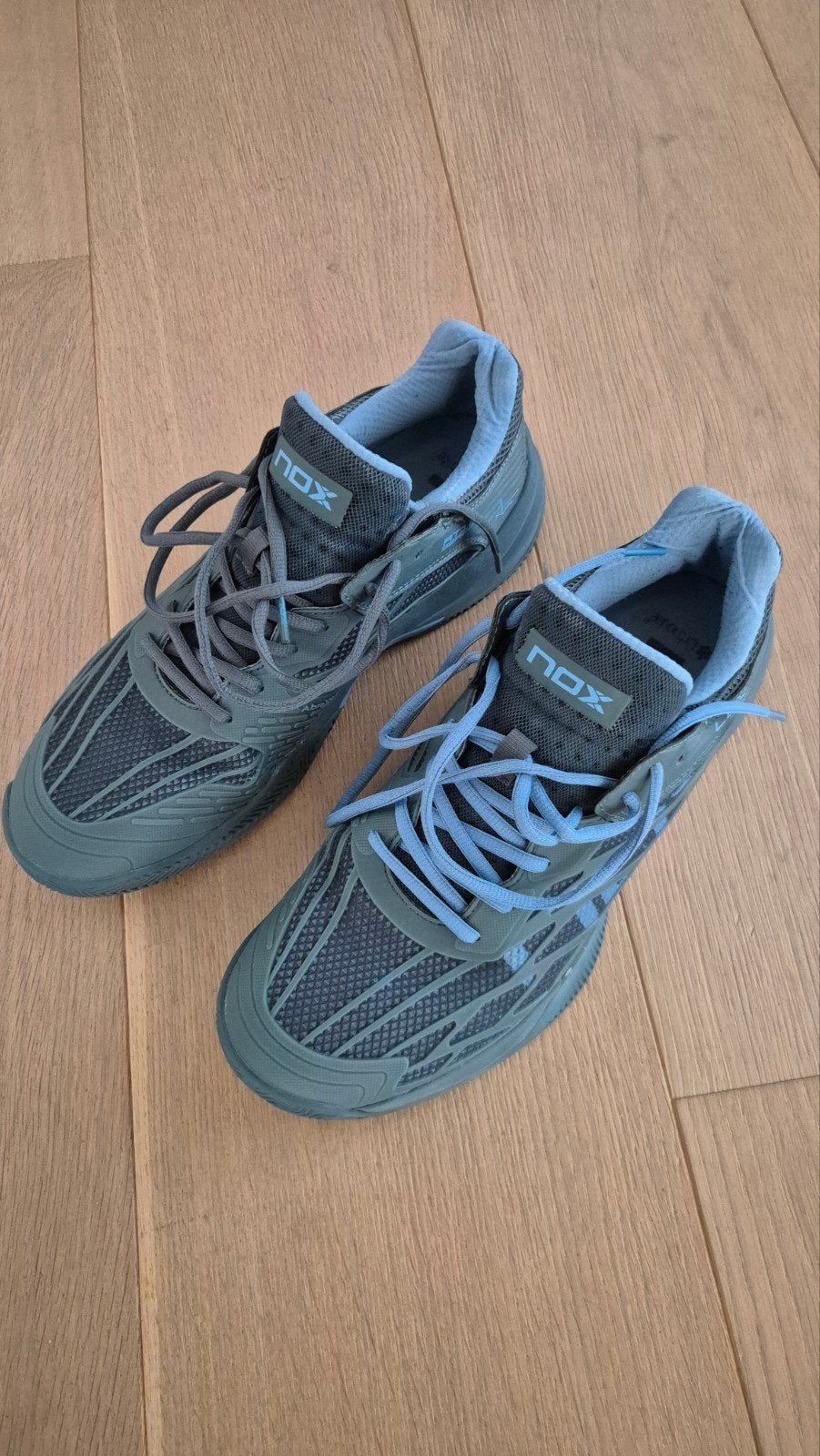Nox AT10 lux dark slate padelschoenen maat 44 + extra veters, Ophalen of Verzenden, Gebruikt