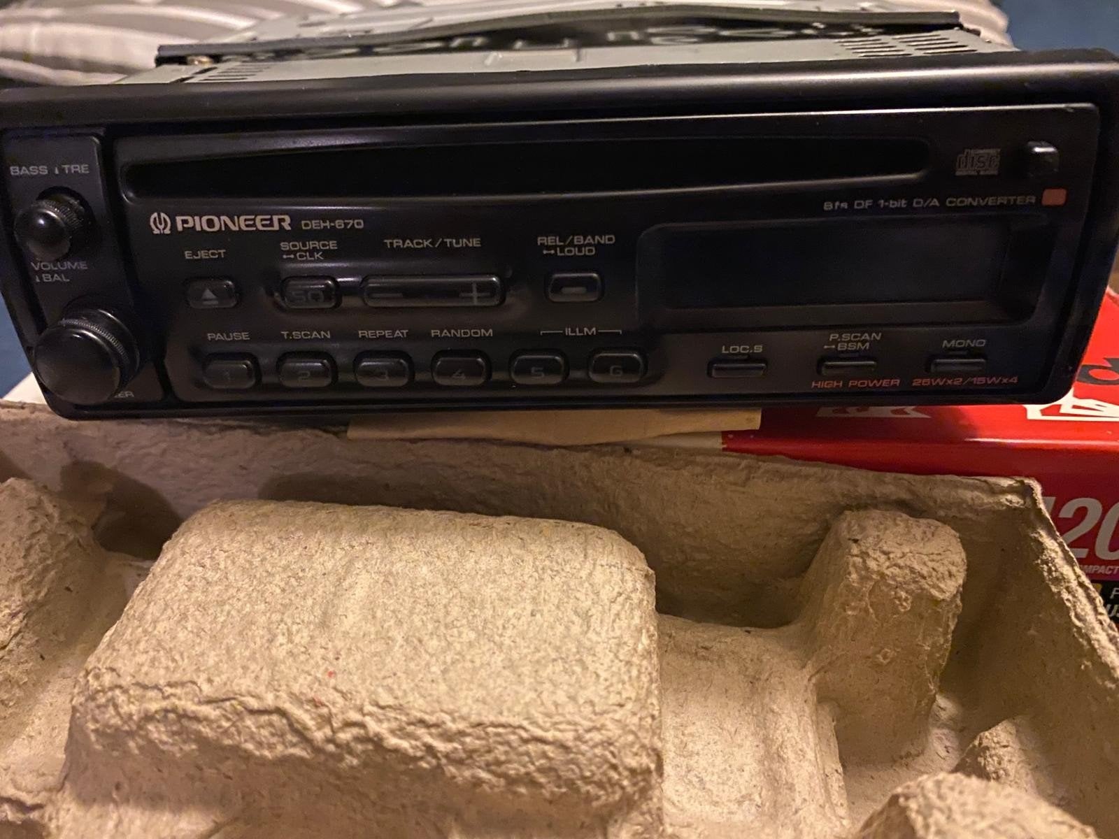 Pioneer DEH-670 Autoradio met CD-speler, Auto diversen, Ophalen, Gebruikt