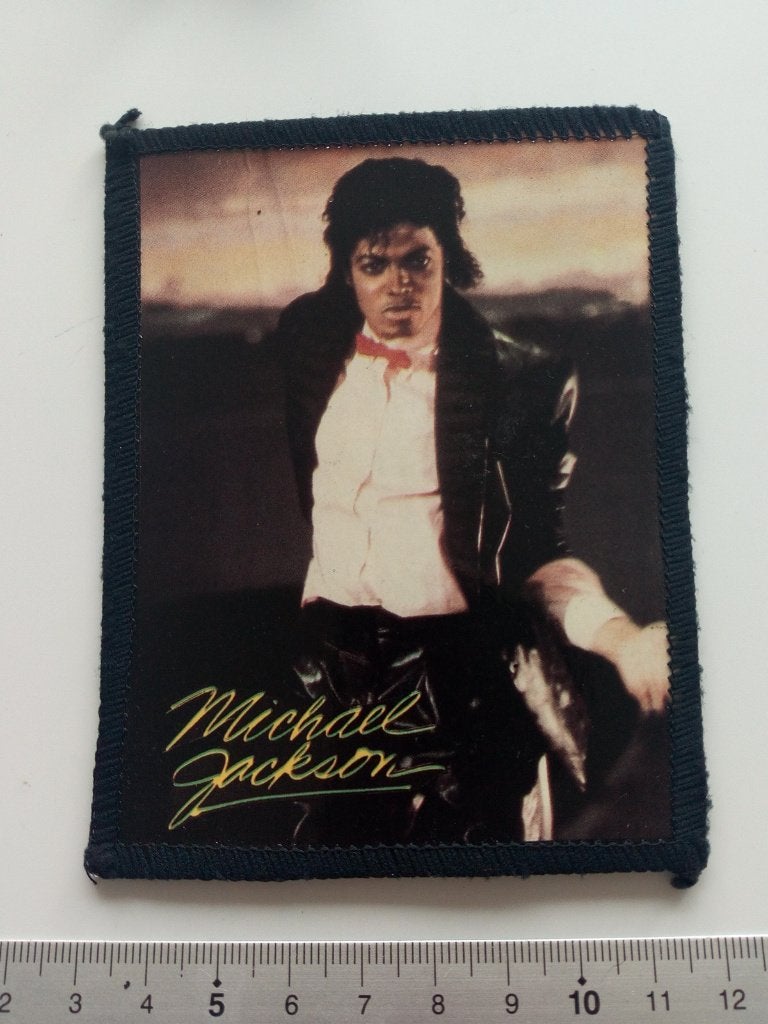 MICHAEL JACKSON  erg zeldzame vintage PATCH 15, Ophalen of Verzenden, Nieuw, Kleding