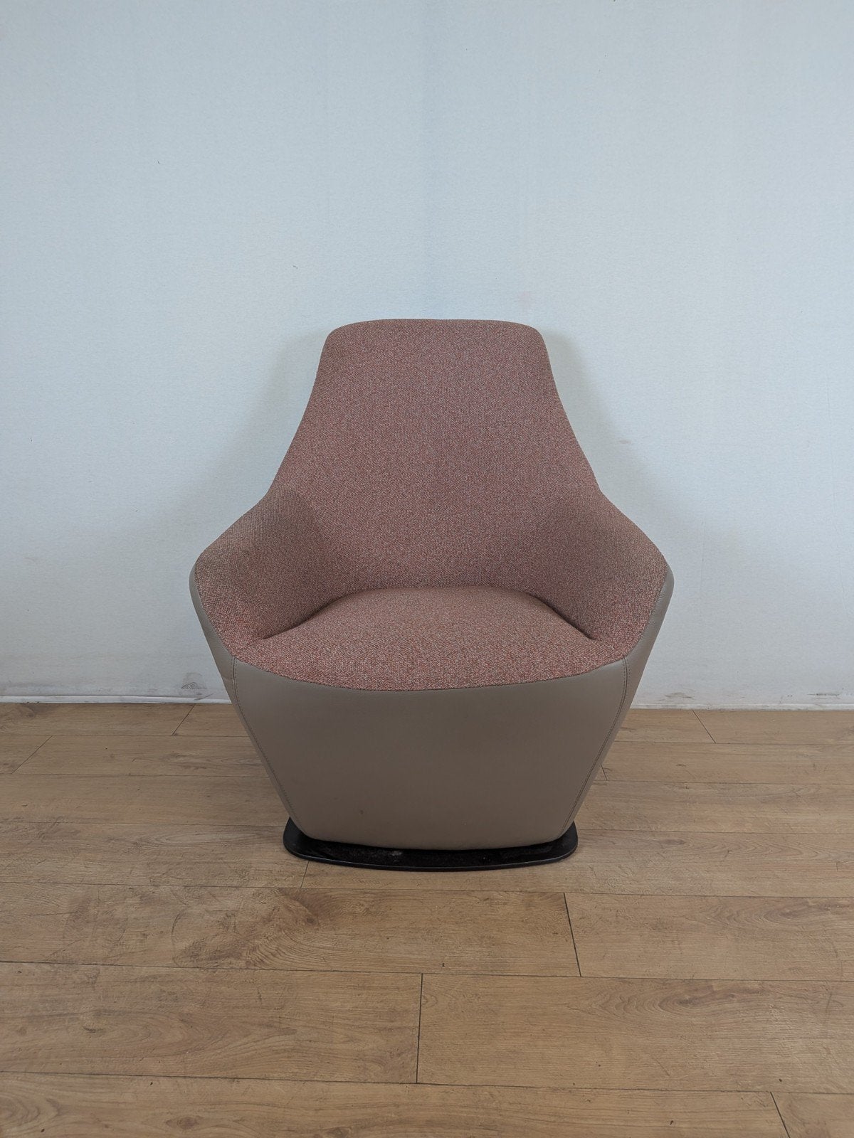 Leolux Cantate Draaifauteuil – Frans Schrofer – Leer & Stof, Modern, Comfortabel, Draaibaar, Overige kleuren, Onbekend, Ophalen of Verzenden