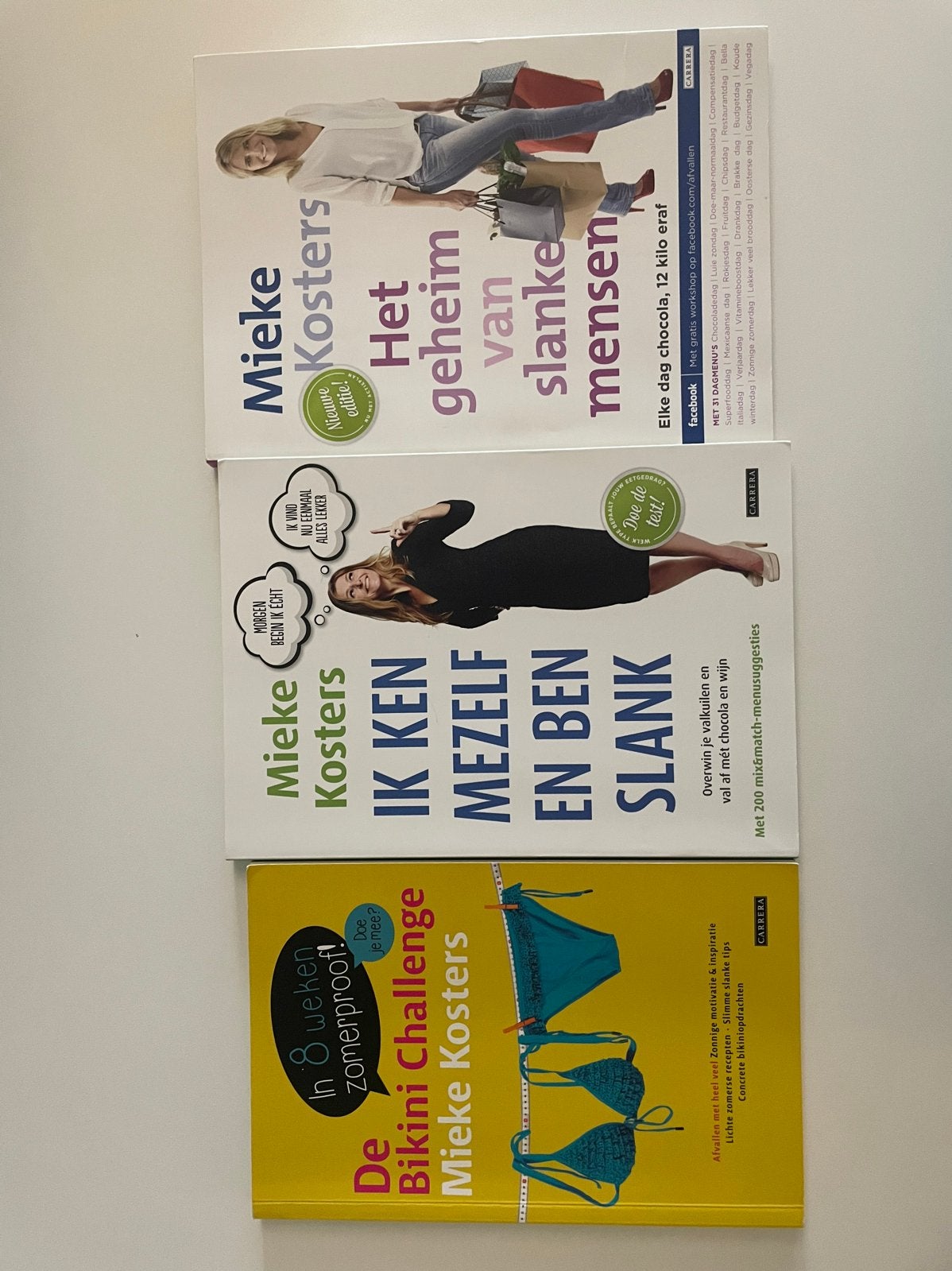 Mieke Kosters boeken: Afvallen en gezond leven (3 stuks), Verzenden, Gelezen, Dieet en Voeding