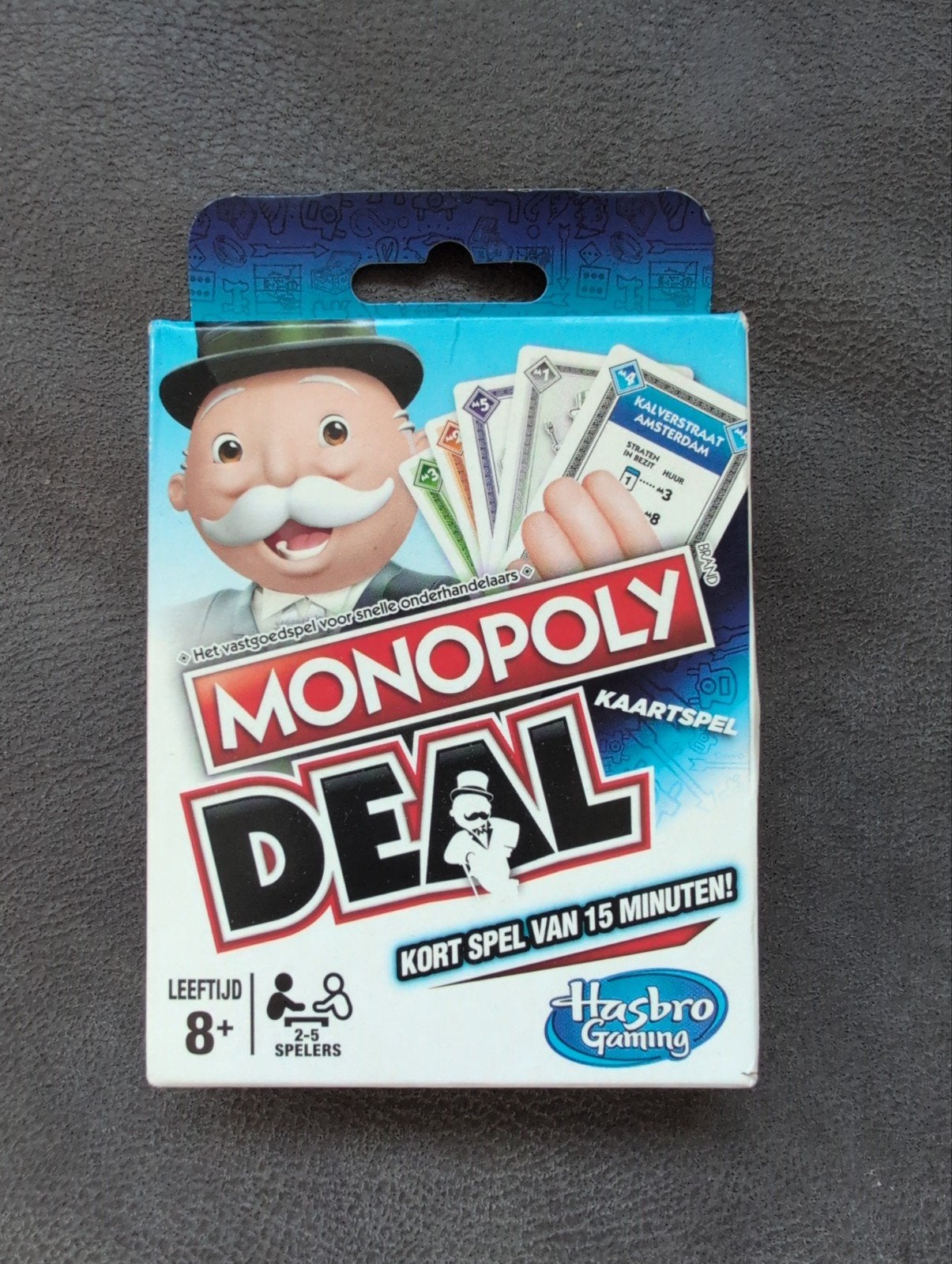 Monopoly Deal Kaartspel - Kort en Snel!, Vijf spelers of meer, Ophalen of Verzenden, Zo goed als nieuw, Hasbro Gaming