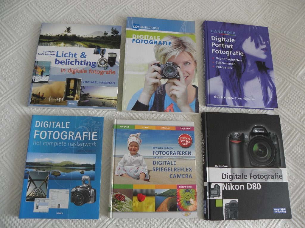 Fotografie boeken Nikon Freeman Pieter Dhaeze + cursus, Ophalen of Verzenden, Zo goed als nieuw, Fotografie algemeen