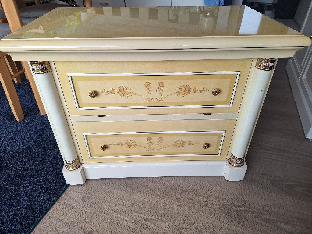 TV meubel in klassieke stijl, Ophalen, Gebruikt, Klassiek, 50 tot 100 cm