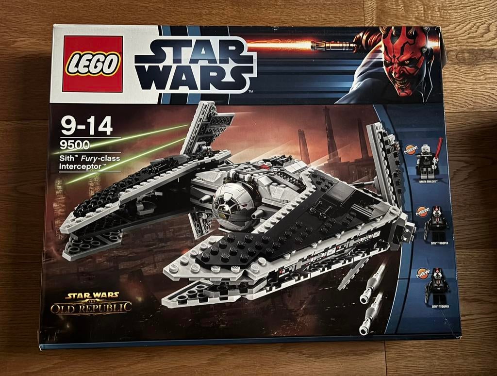 Lego Star Wars 9500 Sith Fury-class Interceptor, Gebruikt, Star Wars, Lego, Ophalen of Verzenden