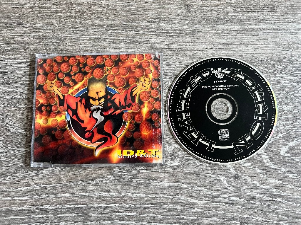 ID&T Limited Edition Promo Cd (1996) Hardcore Thunderdome, Cd's en Dvd's, Ophalen of Verzenden, Gebruikt, Dance Populair