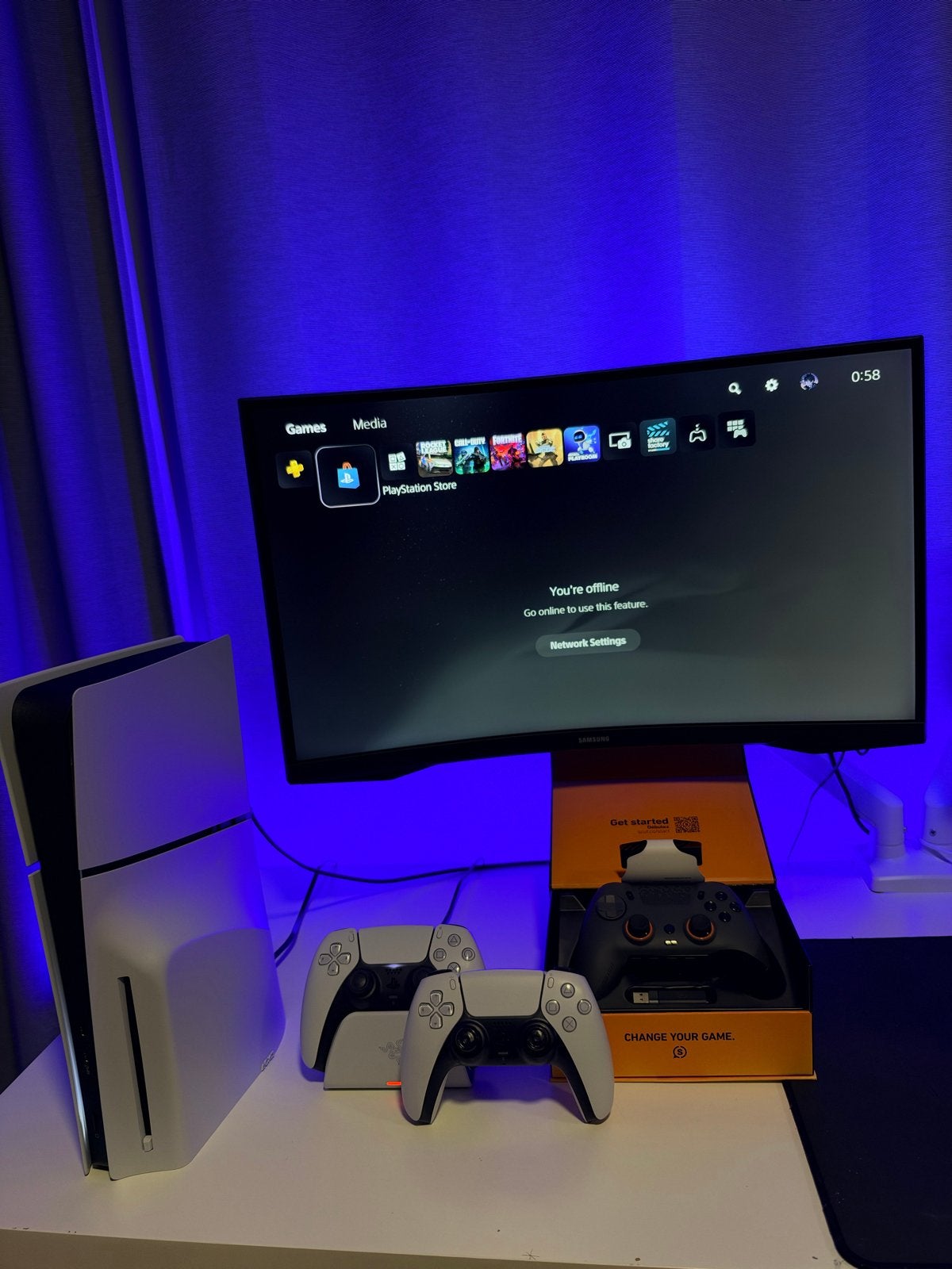 Sony PlayStation 5 Slim Disc Game Bundel, Ophalen of Verzenden, Zo goed als nieuw